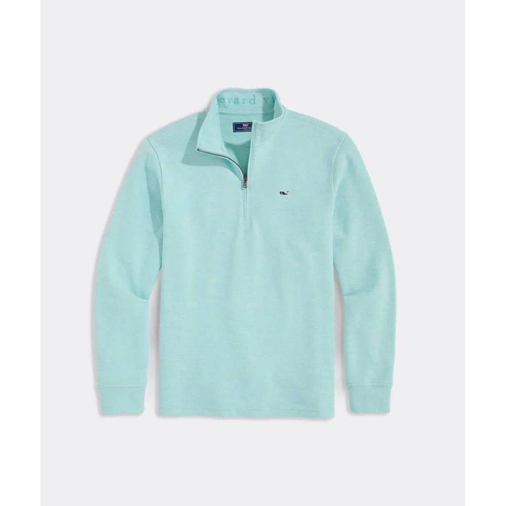 Vineyard Vines Saltwater Quarter Zip Aqua Haze XL New With Tags